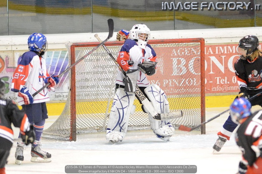 2015-04-12 Torneo di Pinzolo 4110 Aosta-Hockey Milano Rossoblu U12 Alessandro De Zordo